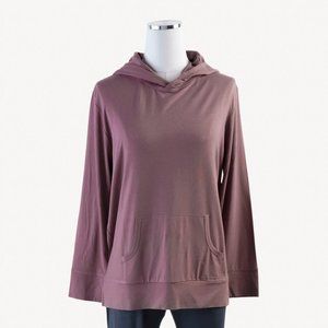 NWT Kate Quinn Grape Kanga Pocket Hoodie Sweatshirt